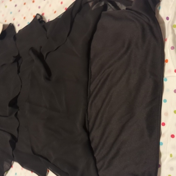 S.L. Fashions Womens Size 10 “Missy” Black Tiered LBD Dress Shift. - Picture 6 of 8